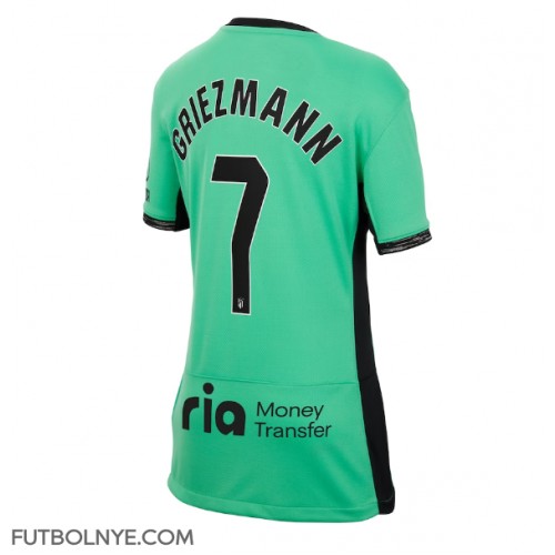 Camiseta Atletico Madrid Antoine Griezmann #7 Tercera Equipación para mujer 2023-24 manga corta